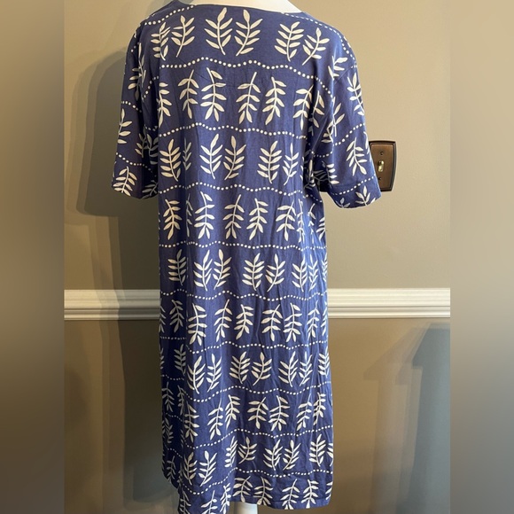 Gudrun Sjoden Blue and White Midi Dress - Picture 3 of 5